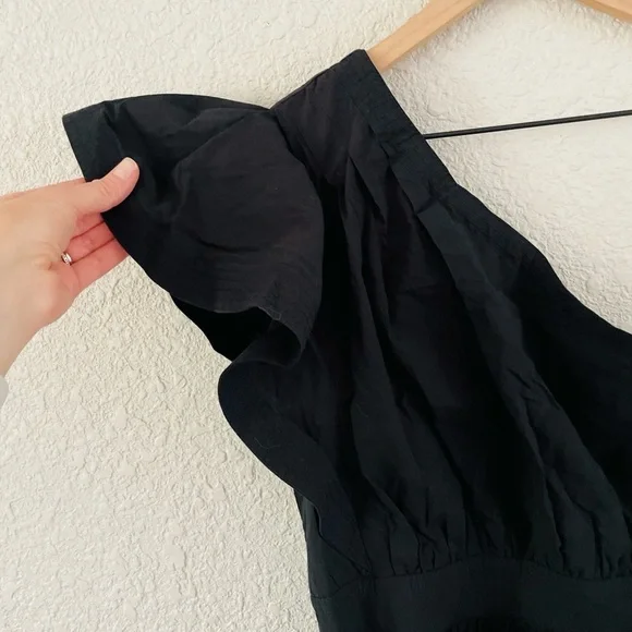 Madewell Ruffle One-Shoulder Midi Dress - Picture 7 of 16